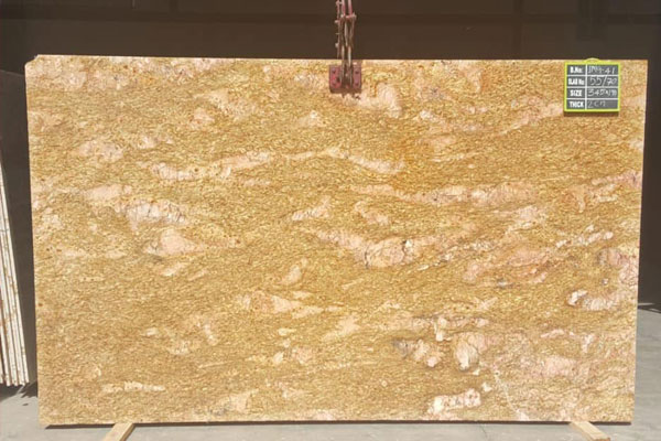 đá ốp mặt tiền màu vàng