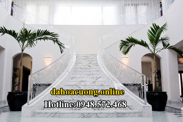 đá marble trắng vân mây tự nhiên 5