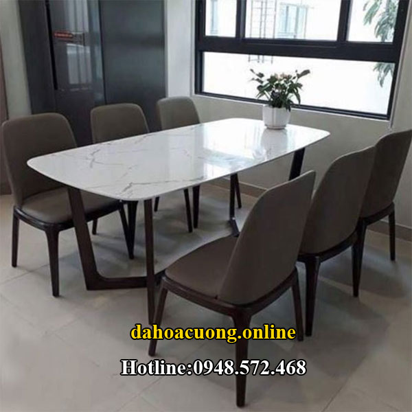 đá marble trắng vân mây tự nhiên 8