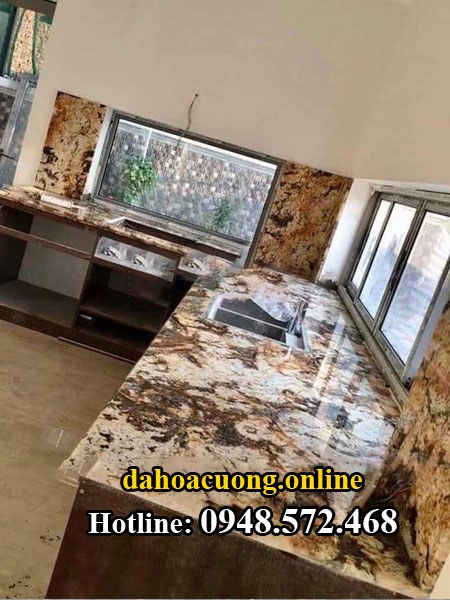 đá hoa cương chamfer gold 5