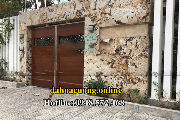 đá hoa cương chamfer gold 8