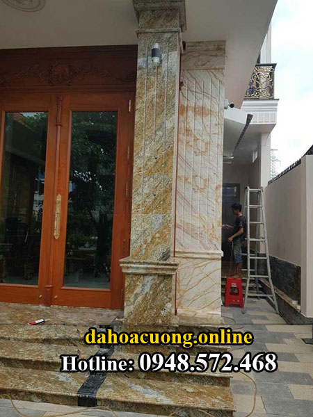 đá hoa cương vàng vân xéo golden dune 5