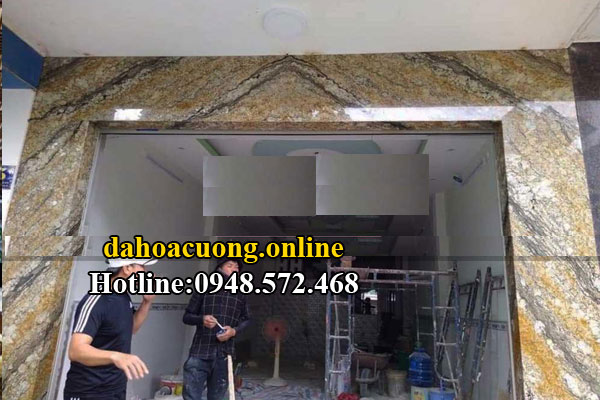 đá hoa cương vàng vân xéo golden dune 7