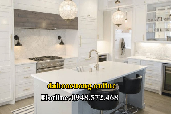 đá nhân tạo trắng moka vân 7
